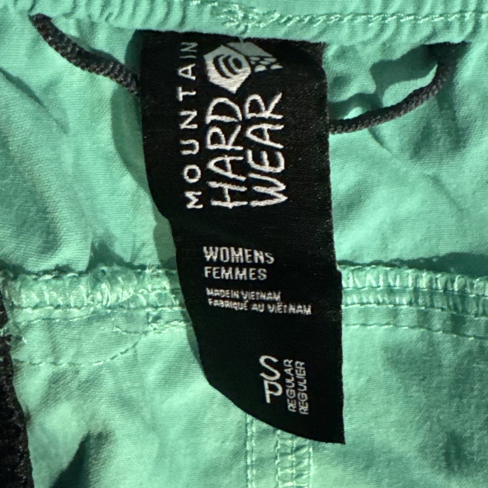 Mountain Hard Wear Running Athletic Shorts Womens Small Green Lightweight Hike - Picture 4 of 9